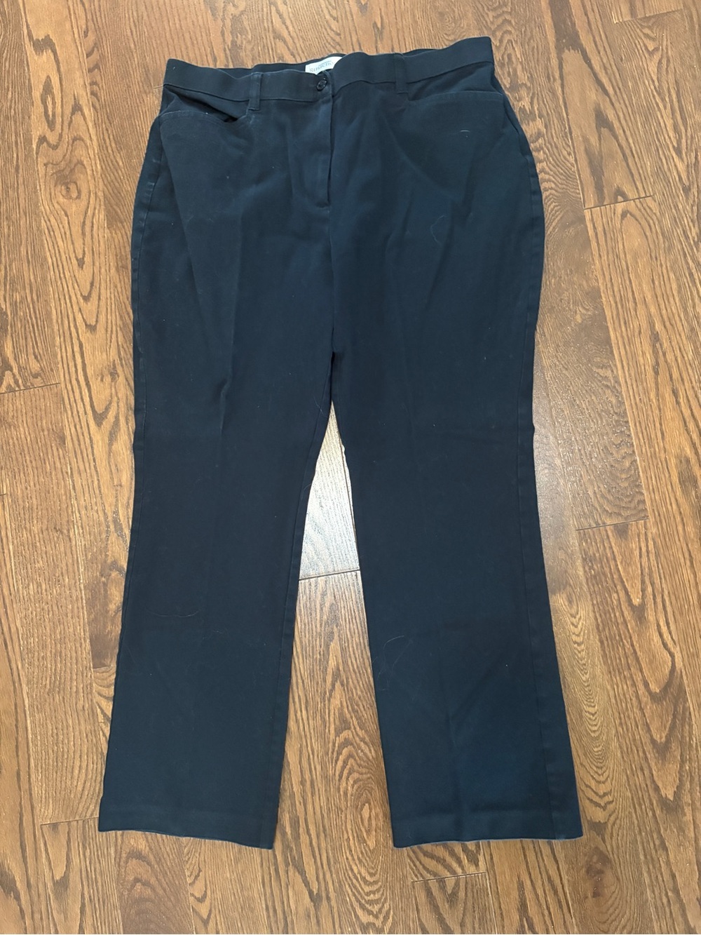 Northern Reflections Black Essential Fit Pants Size 14 Petite